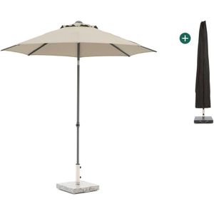 Shadowline Push-up parasol Ø 250cm , Taupe - Naturel - Bruin ,  Aluminium  , 250cm