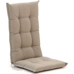 Madison tuinkussen hoge rug 123x50cm , Taupe - Naturel - Bruin ,  Katoen  , 123x50cm