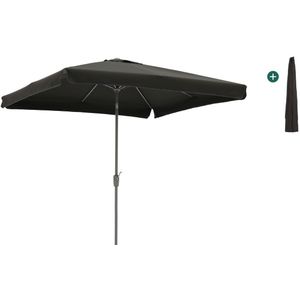 Shadowline Aruba parasol 250x250cm , Grijs - Antraciet,Zwart ,  Aluminium  , 250x250cm