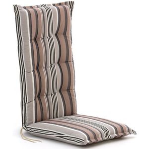 Tuinkussen hoge rug 123x50cm , Grijs - Antraciet,Taupe - Naturel - Bruin,Wit - Ecru ,  Dralon  , 123x50cm