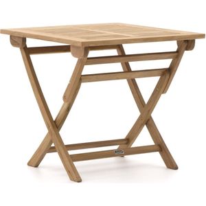 Sunyard Preston klaptafel 80x80x75cm , Natural Teak ,  hout  , 80x80cm