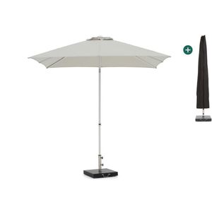 Shadowline Push-up parasol 240x240cm , Wit - Ecru ,  Aluminium  , 240x240cm