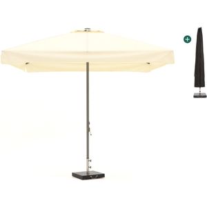 Shadowline Bonaire parasol 300x300cm , Wit - Ecru ,  Aluminium  , 300x300cm