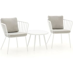 Forza Sotia lounge balkonset 3-delig , Wit - Ecru ,  Aluminium  ,