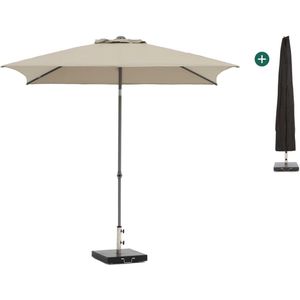 Shadowline Push-up parasol 250x200cm , Taupe - Naturel - Bruin ,  Aluminium  , 250x200cm