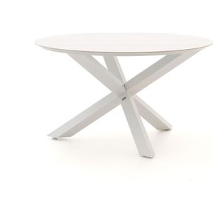 Bellagio Lodola dining tuintafel ø 130cm , Wit - Ecru ,  Sintered stone  , 130cm
