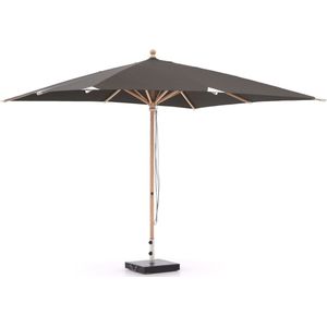 Glatz Piazzino parasol 300x300cm , Grijs - Antraciet ,  Hout  , 300x300cm