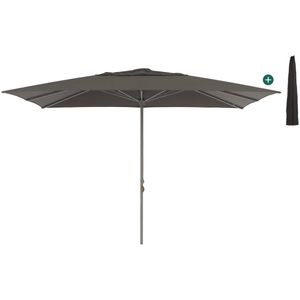 Shadowline Cuba parasol 400x300cm , Grijs - Antraciet,Zwart ,  Aluminium  , 400x300cm