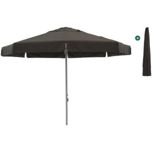Shadowline Bonaire parasol ø 350cm , Grijs - Antraciet,Zwart ,  Aluminium  , 350cm