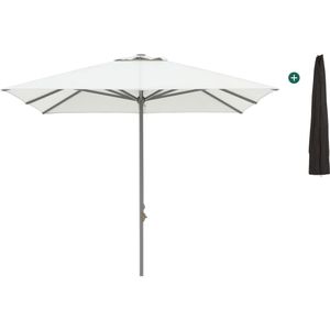 Shadowline Cuba parasol 300x300cm , Grijs - Antraciet ,  Aluminium  , 300x300cm
