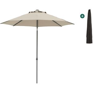 Shadowline Push-up parasol Ø 250cm , Taupe - Naturel - Bruin ,  Aluminium  , 250cm