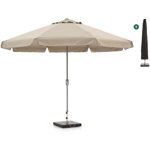 Shadowline Aruba parasol ø 350cm , Taupe - Naturel - Bruin ,  Aluminium  , 350cm