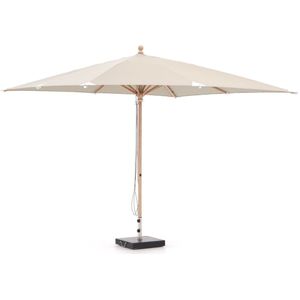 Glatz Piazzino parasol 300x300cm , Taupe - Naturel - Bruin ,  Hout  , 300x300cm