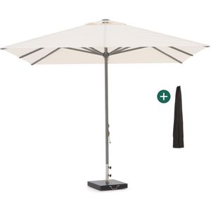 Shadowline Cuba parasol 350x350cm , Wit - Ecru ,  Aluminium  , 350x350cm