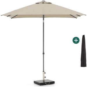 Shadowline Push-up parasol 240x240cm , Taupe - Naturel - Bruin ,  Aluminium  ,