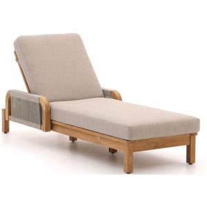 Bellagio Perzano ligbed , Natural Teak,Taupe - Naturel - Bruin ,  hout  ,