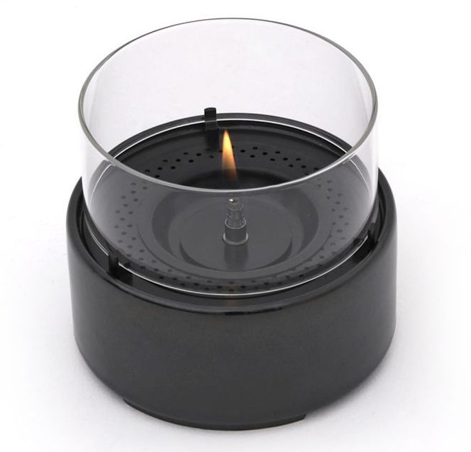 Tenderflame - Café 14 - Tafelkaars - Goud - Reactive Glaze Black TenderFuel