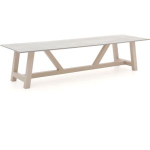 Bellagio Bresimo dining tuintafel 317x100cm , Grijs - Antraciet,Taupe - Naturel - Bruin ,  Aluminium  , 317x100cm