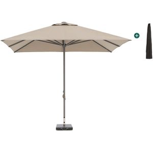Shadowline Cuba parasol 400x300cm , Taupe - Naturel - Bruin ,  Aluminium  , 400x300cm