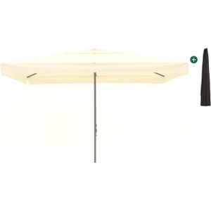 Shadowline Bonaire parasol 400x300cm , Wit - Ecru ,  Aluminium  , 400x300cm
