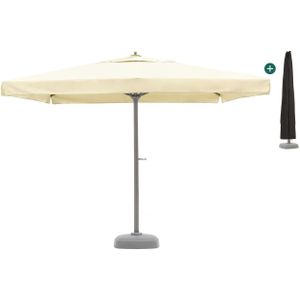 Shadowline Jamaica parasol 400x400cm , Wit - Ecru ,  Aluminium  , 400x400cm