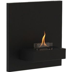 Tenderflame - Square 90 - Sfeerhaard - Zwart - Staal - 1100 Watt