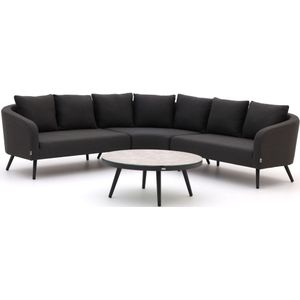 Il Tempo Giulia hoek loungeset 4-delig , Grijs - Antraciet ,  Outdoor Textiel  ,