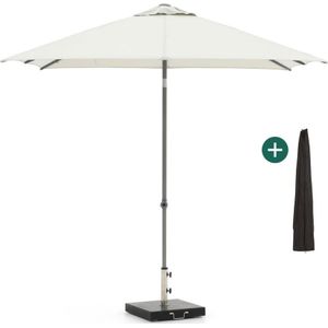 Shadowline Push-up parasol 240x240cm , Wit - Ecru ,  Aluminium  ,