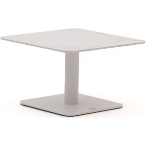 Bellagio San Lupo lounge tuintafel 59x59x37cm , Wit - Ecru ,  Aluminium  , 59x59cm