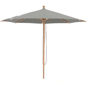 Glatz Piazzino parasol ø 350cm , Grijs - Antraciet ,  Hout  , 350cm