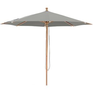 Glatz Piazzino parasol ø 300cm , Grijs - Antraciet ,  Hout  , 300cm