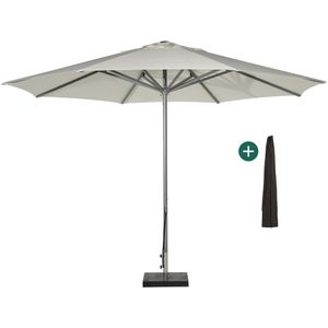 Shadowline Cuba parasol ø 400cm , Wit - Ecru ,  Aluminium  , 400cm