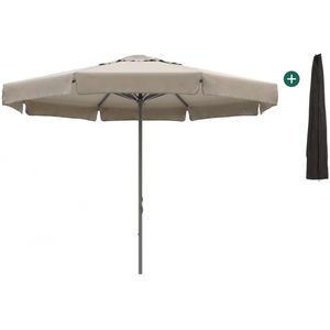 Shadowline Bonaire parasol ø 350cm , Taupe - Naturel - Bruin ,  Aluminium  , 350cm