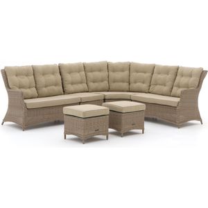 Intenso Milano hoek loungeset 6-delig , Taupe - Naturel - Bruin ,  Wicker  , 310x250cm