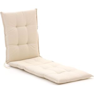 Madison tuinkussen voor ligbed 200x60cm , Taupe - Naturel - Bruin ,  Katoen  , 200x60cm