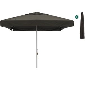 Shadowline Bonaire parasol 400x300cm , Grijs - Antraciet,Zwart ,  Aluminium  , 400x300cm