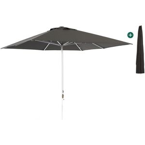 Shadowline Cuba parasol 300x300cm , Grijs - Antraciet,Zwart ,  Aluminium  , 300x300cm