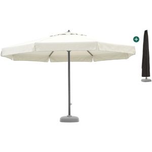 Shadowline Java parasol ø 500cm , Wit - Ecru ,  Aluminium  , 500cm