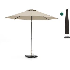 Shadowline Push-up parasol Ø 300cm , Taupe - Naturel - Bruin ,  Aluminium  , 300cm