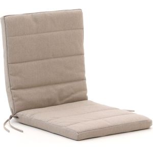 Fiber tuinkussen laag 92x46cm , Taupe - Naturel - Bruin ,  Polyester  , 92x46cm