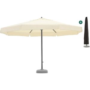 Shadowline Java parasol ø 500cm , Wit - Ecru ,  Aluminium  , 500cm