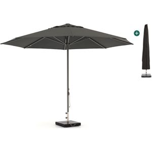 Shadowline Cuba parasol ø 400cm , Zwart ,  Aluminium  , 400cm