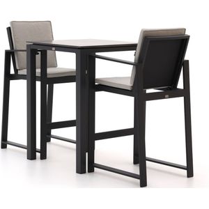 Bellagio Vezzano/Trecenta 75cm barset 3-delig , Grijs - Antraciet,Zwart ,  Aluminium  ,