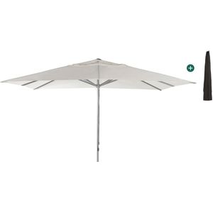 Shadowline Cuba parasol 400x300cm , Wit - Ecru ,  Aluminium  , 400x300cm