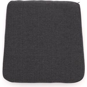 Zitkussen t.b.v. Asti/Busso dining tuinstoel , Grijs - Antraciet ,  Polyester  , 43x44cm