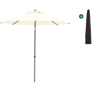 Shadowline Push-up parasol Ø 250cm , Wit - Ecru ,  Aluminium  , 250cm