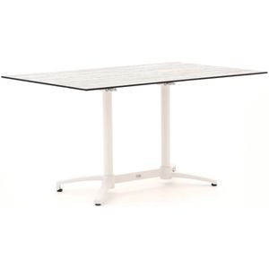 Bellagio Canzo klaptafel 140x80x73cm , Grijs - Antraciet,Wit - Ecru ,  Kunststof  ,