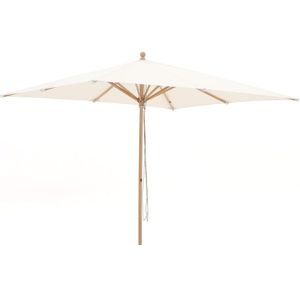 Glatz Piazzino parasol 300x300cm , Wit - Ecru ,  Hout  , 300x300cm