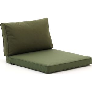 Madison loungekussens luxe zit 73x73 rug 73x40 , Groen ,  Dralon  , 73x73cm