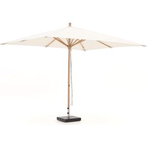 Glatz Piazzino parasol 300x300cm , Wit - Ecru ,  Hout  , 300x300cm